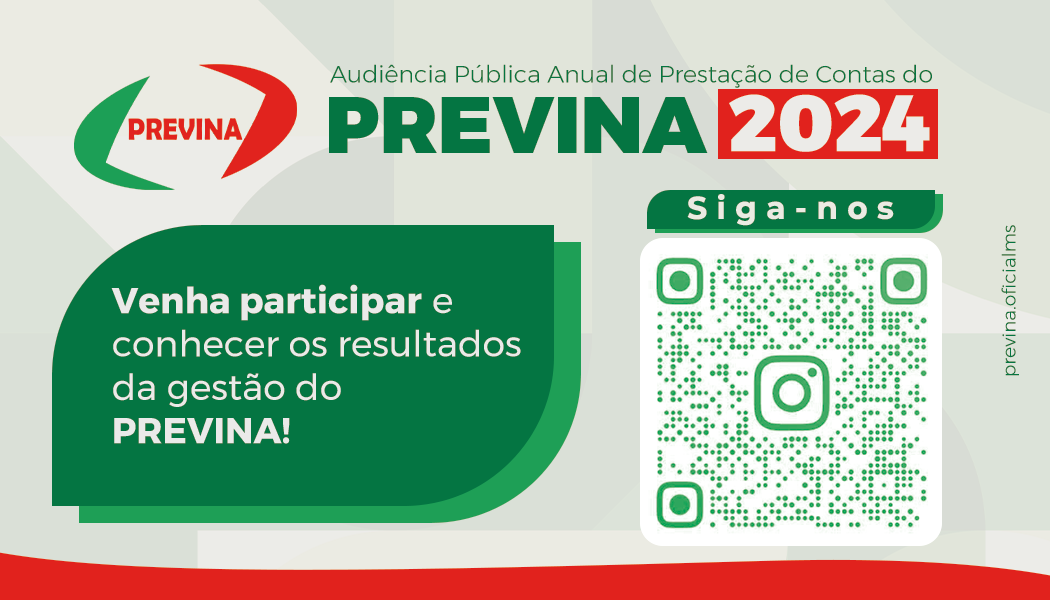 PREVINA CONVOCA PARA AUDIÊNCIA PÚBLICA ANUAL DE PRESTAÇÃO DE CONTAS 2024